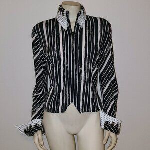 CONNIE'S Vintage Western Show Shirt/Jacket, Size Medium